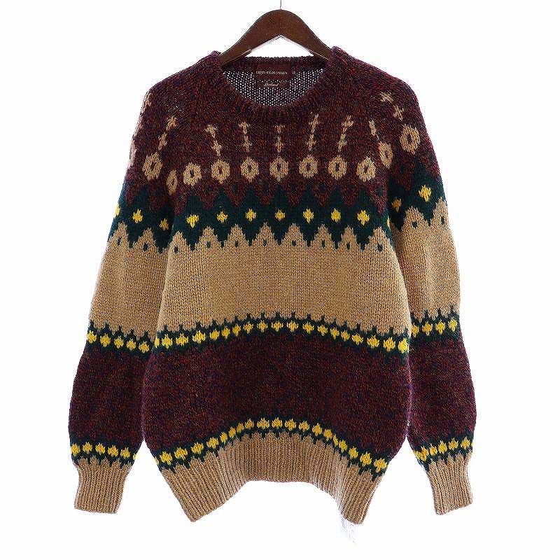 チャップス CHAPS RALPH LAUREN SHETLAND ニット セーター 長袖 クルー 