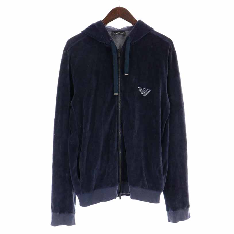 エンポリオアルマーニ EMPORIO ARMANI ジャケット パーカー ベロア 