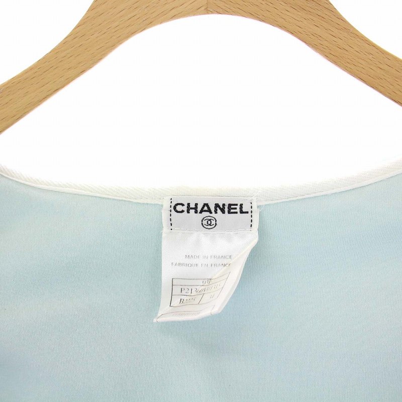 シャネル CHANEL 03P ジップアップ パーカー スウェット 長袖 ココ  