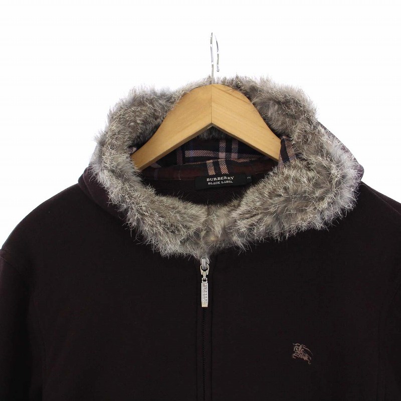 バーバリーブラックレーベル BURBERRY BLACK LABEL ジップアップ 