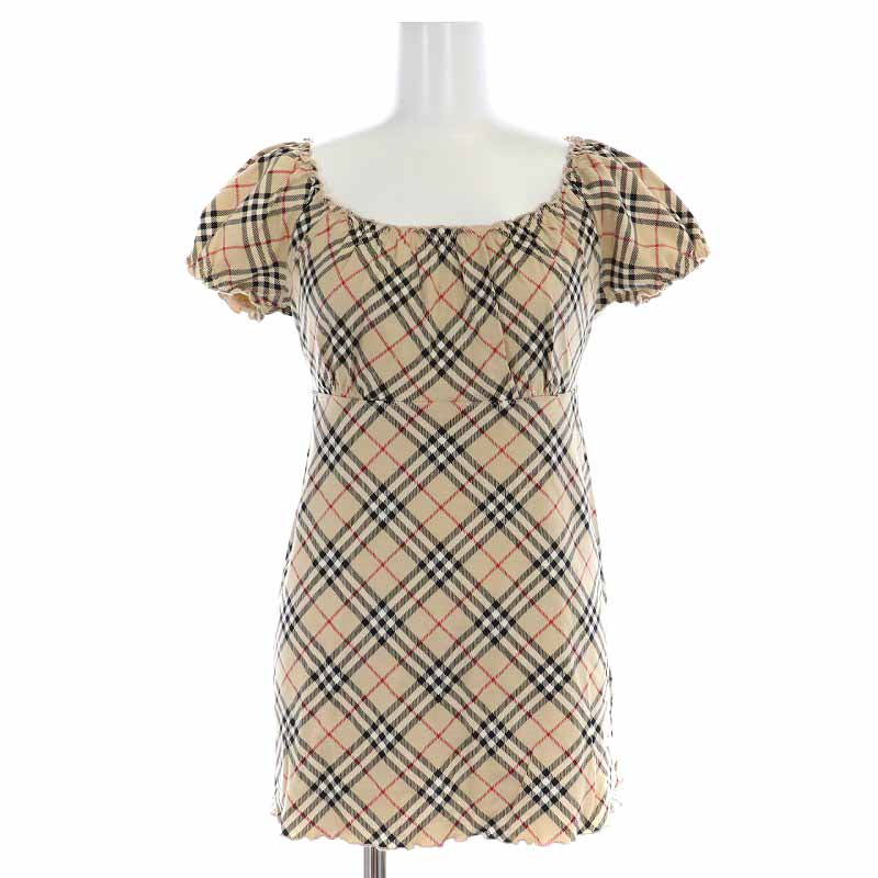 バーバリーブルーレーベル BURBERRY BLUE LABEL カットソー チュニック 