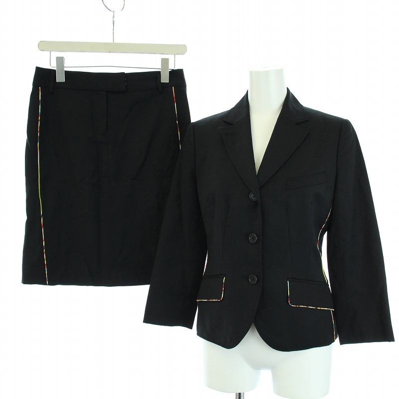 ポールスミス ブラック Paul Smith BLACK スーツ セットアップ 上下  
