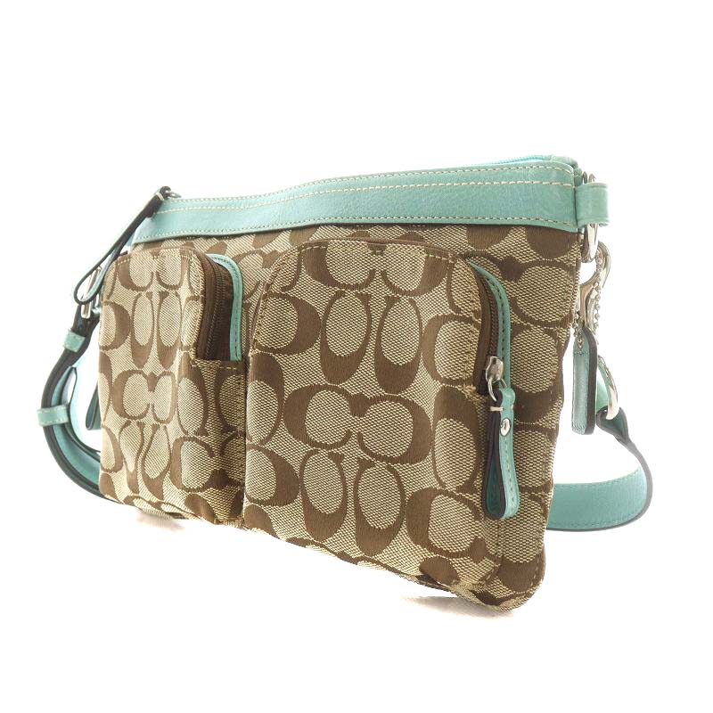 コーチ COACH シグネチャー ハンドバッグ ワンショルダーバッグ レザー 