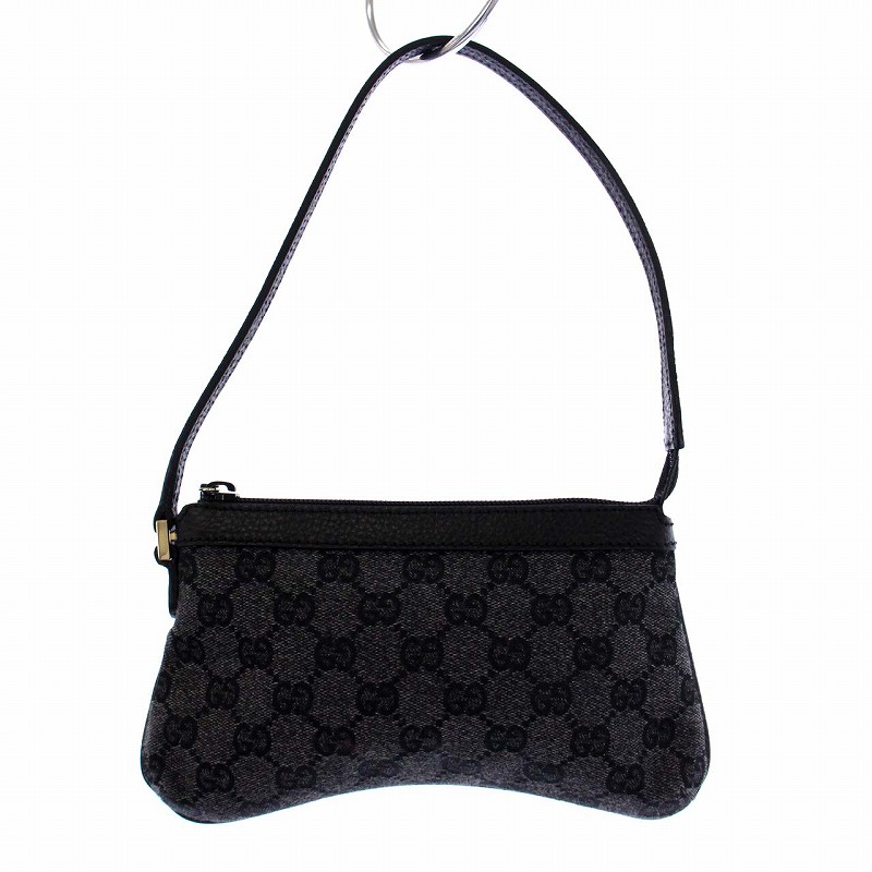 グッチ GUCCI GGキャンバス アクセサリーポーチ ハンドバッグ ミニ 
