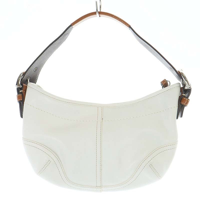 コーチ COACH ソーホー ショルダーバッグ ワンショルダー レザー 白 