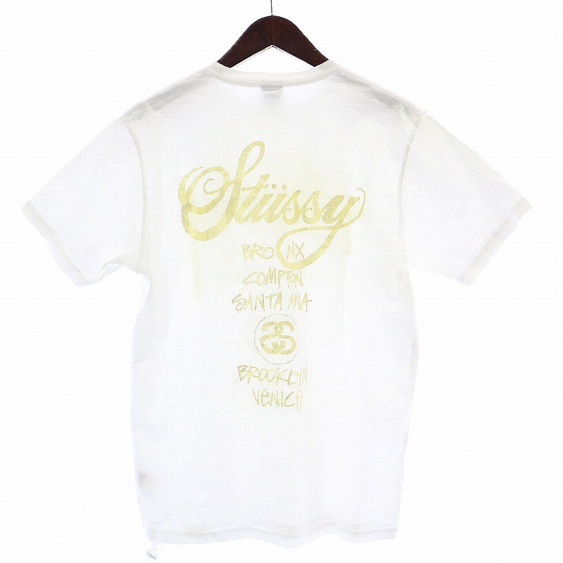 ステューシー STUSSY Tシャツ カットソー 半袖 クルーネック ロゴ