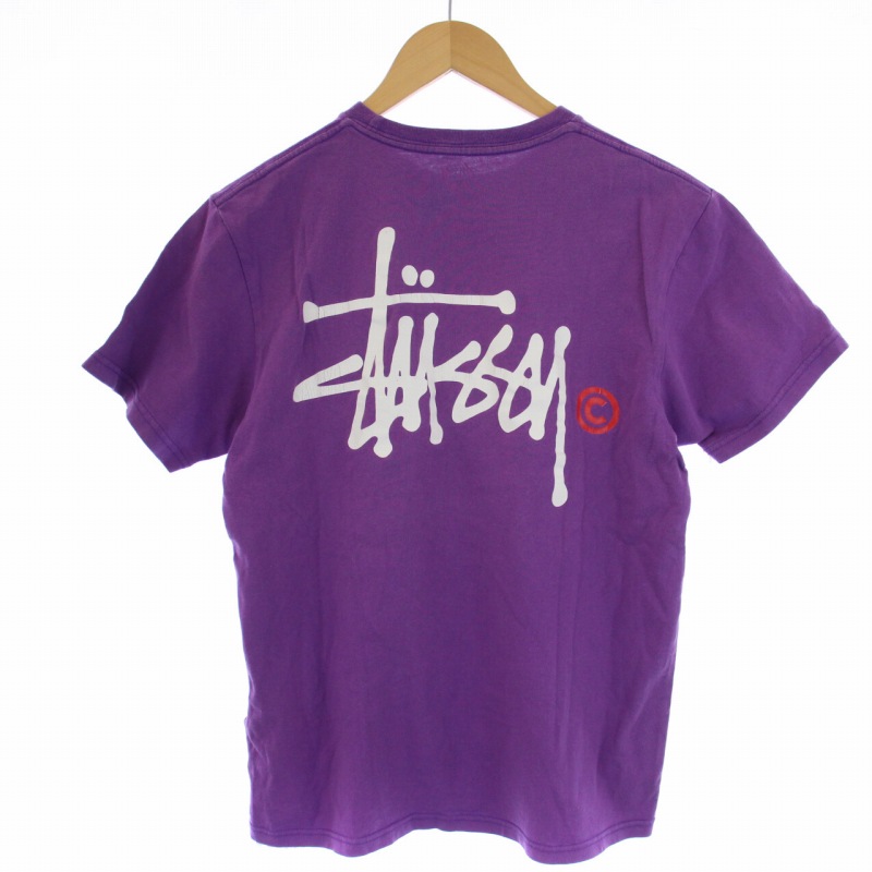 ステューシー STUSSY Tシャツ カットソー 半袖 クルーネック ロゴ 