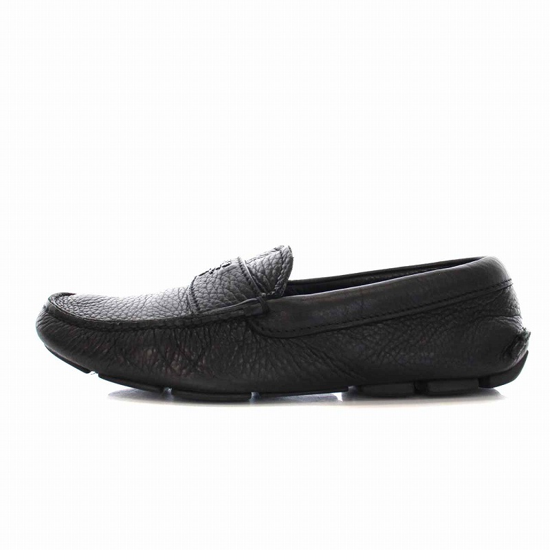 プラダ PRADA ドライビングシューズ ローファー スリッポン レザー 5.5  