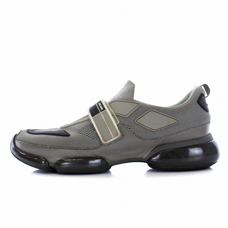 プラダ PRADA CLOUD BUST CARRY OVER スニーカー ベルクロ ローカット 