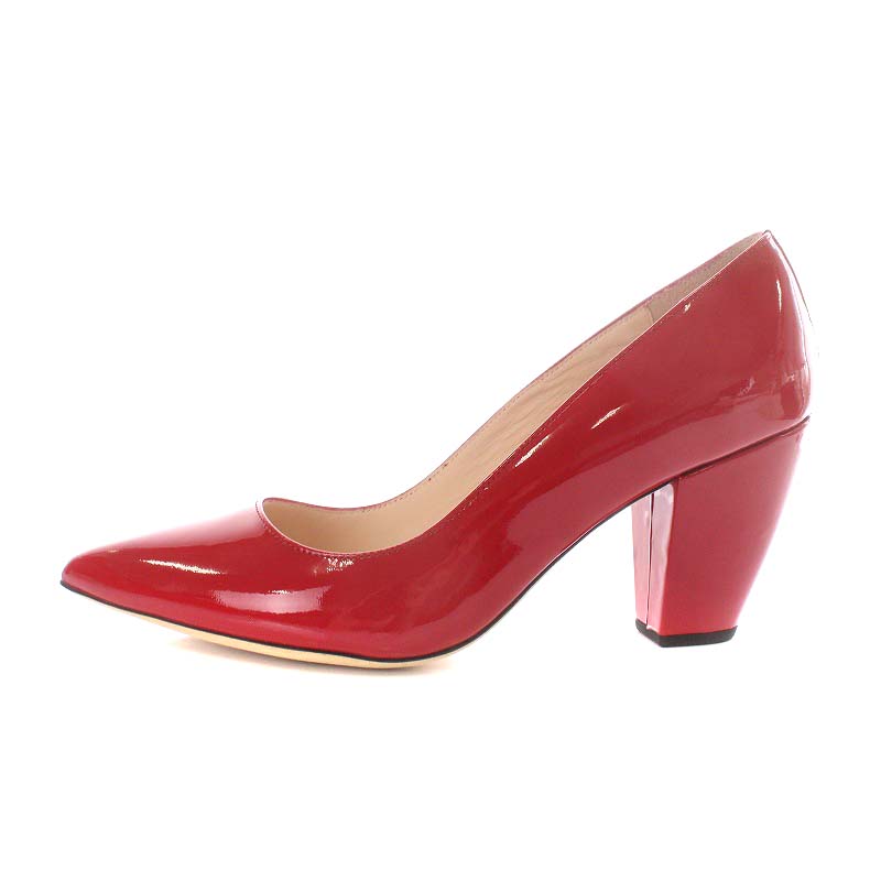 未使用品 レペット Repetto パンプス ポインテッドトゥ エナメル 
