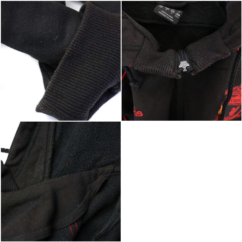 リバプール XL 黒 ストライプ シャツ 長袖 / ネルシャツ