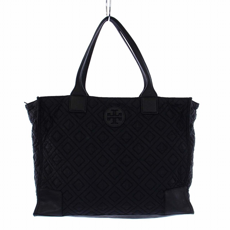 トリーバーチ TORY BURCH トートバッグ ハンドバッグ キルティング 黒 