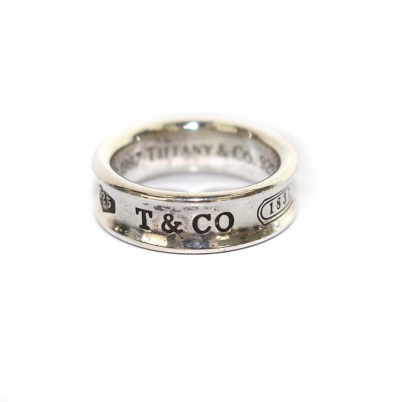ティファニー TIFFANY & CO. 1837 ナローリング 指輪 16号 925 