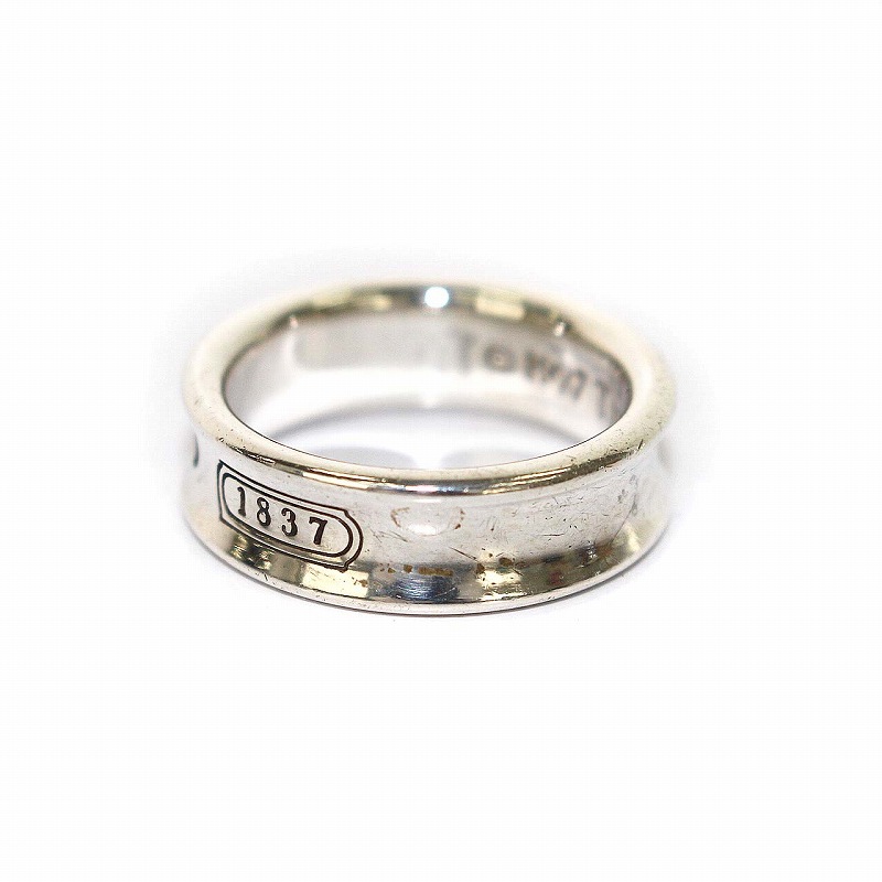 ティファニー TIFFANY & CO. 1837 ナローリング 指輪 16号 925 