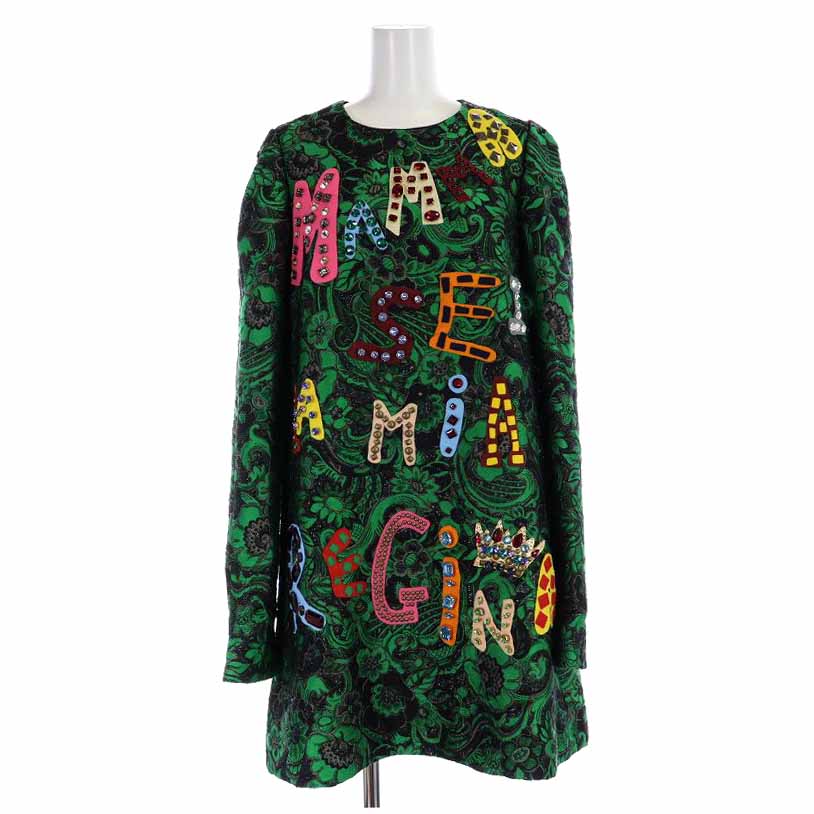 ドルチェ&ガッバーナ ドルガバ DOLCE&GABBANA フレアワンピース ひざ丈