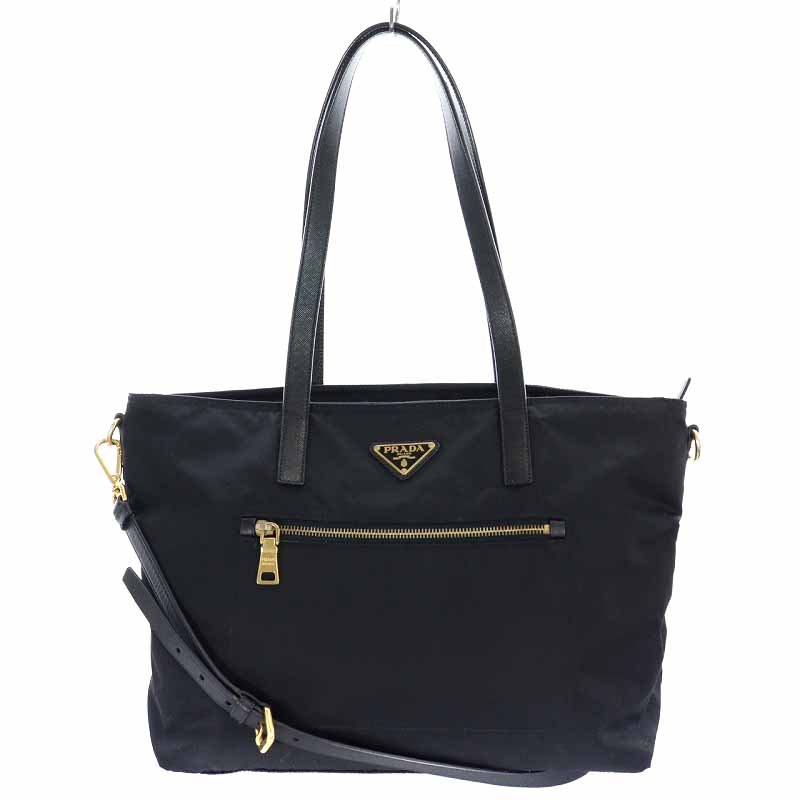 プラダ PRADA トートバッグ ショルダーバッグ 2way ナイロン レザー 