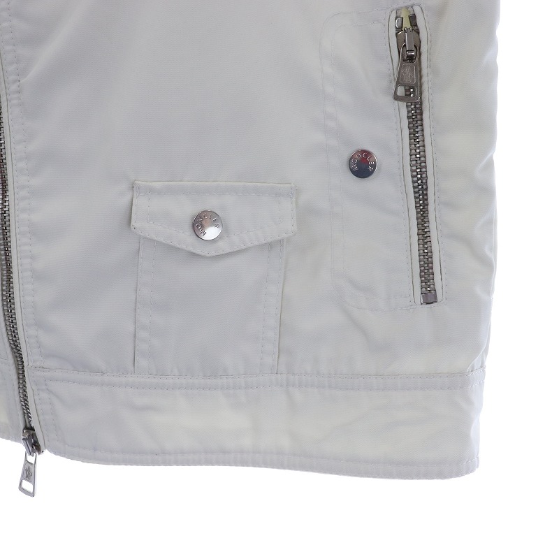 モンクレール MONCLER ライダースジャケット ダブル ジップアップ 