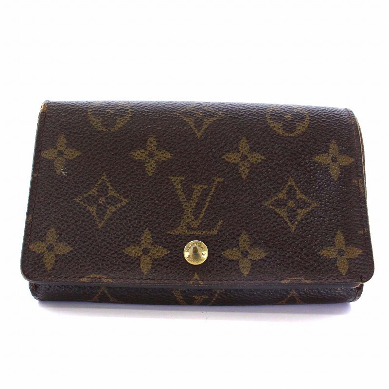 ルイヴィトン LOUIS VUITTON ポルト モネ ビエ トレゾール モノグラム 