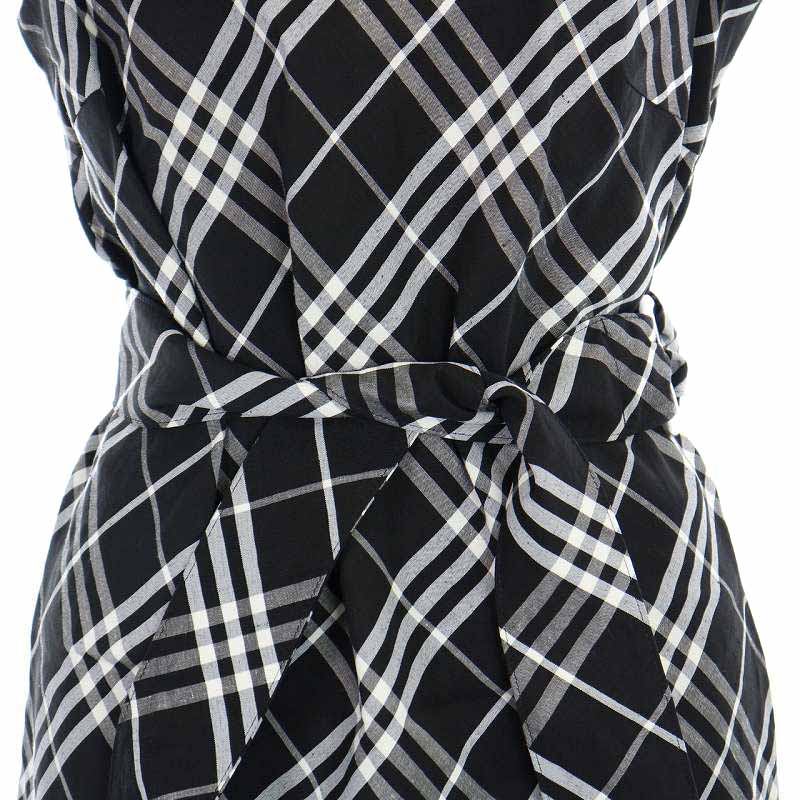 バーバリー ロンドン BURBERRY LONDON タイトワンピース ミモレ ロング 