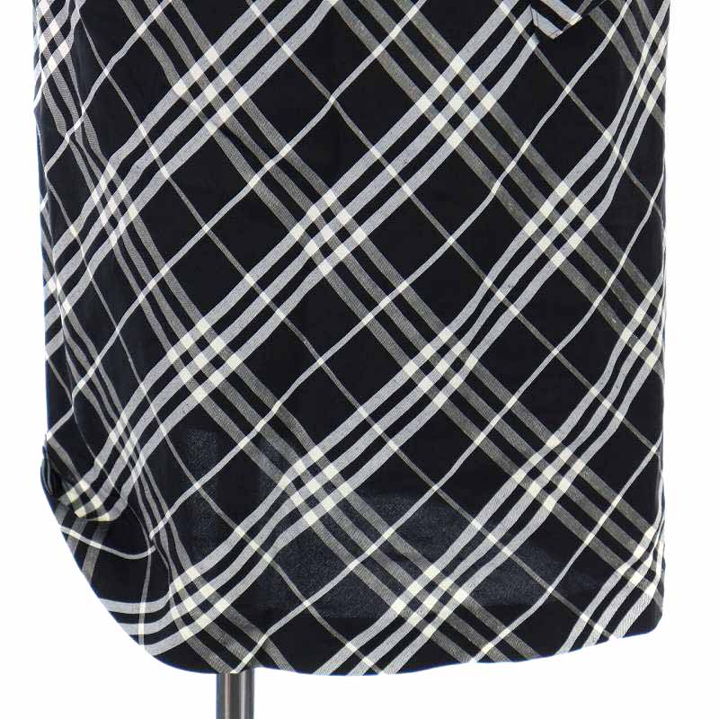 バーバリー ロンドン BURBERRY LONDON タイトワンピース ミモレ ロング 