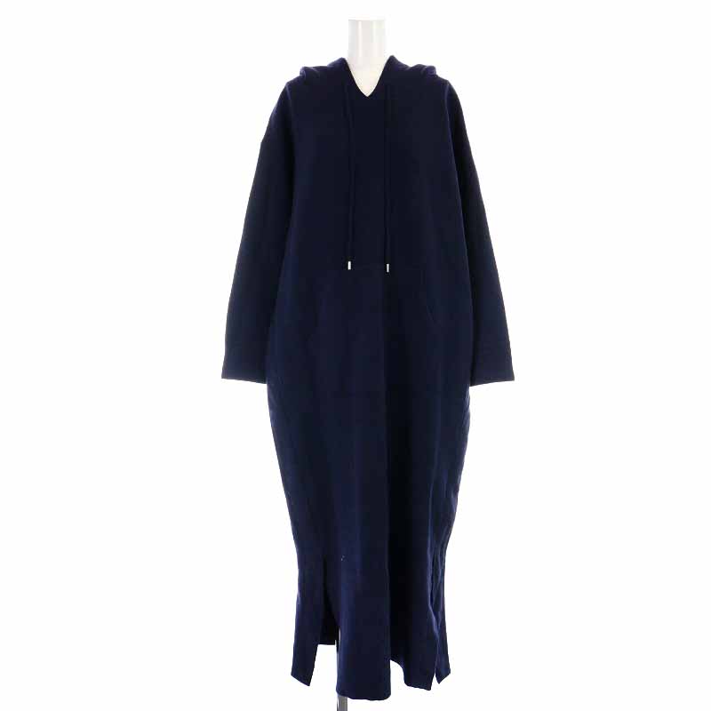 スピック&スパン Spick&Span 20AW ダブルフェイスフーディワンピース