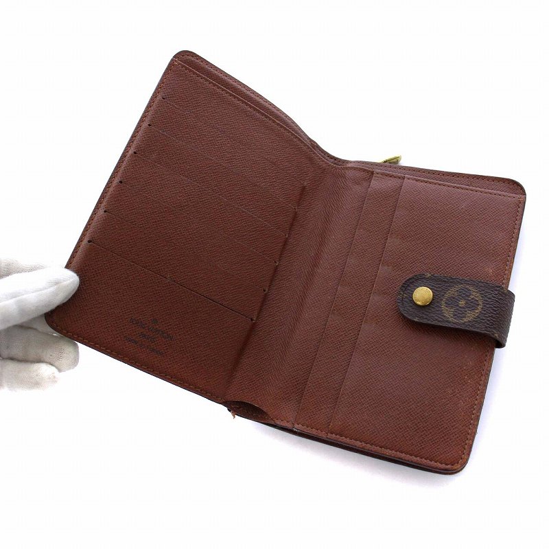 【美品】ルイヴィトン モノグラム ポルトパピエジップ ラウンドファスナー ルイヴィトン LOUIS VUITTON ポルトパピエジップ モノグラム 二