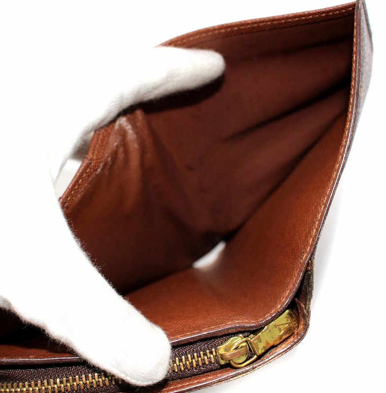 ルイヴィトン LOUIS VUITTON ポルトパピエジップ モノグラム 二