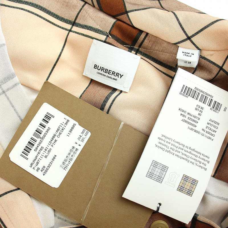 未使用品 バーバリー ロンドン BURBERRY LONDON ブラウス シャツ 