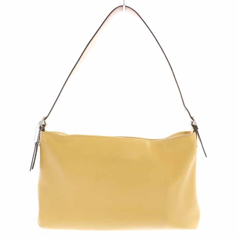 コーチ COACH ワンショルダーバッグ レザー オールドコーチ 黄色 