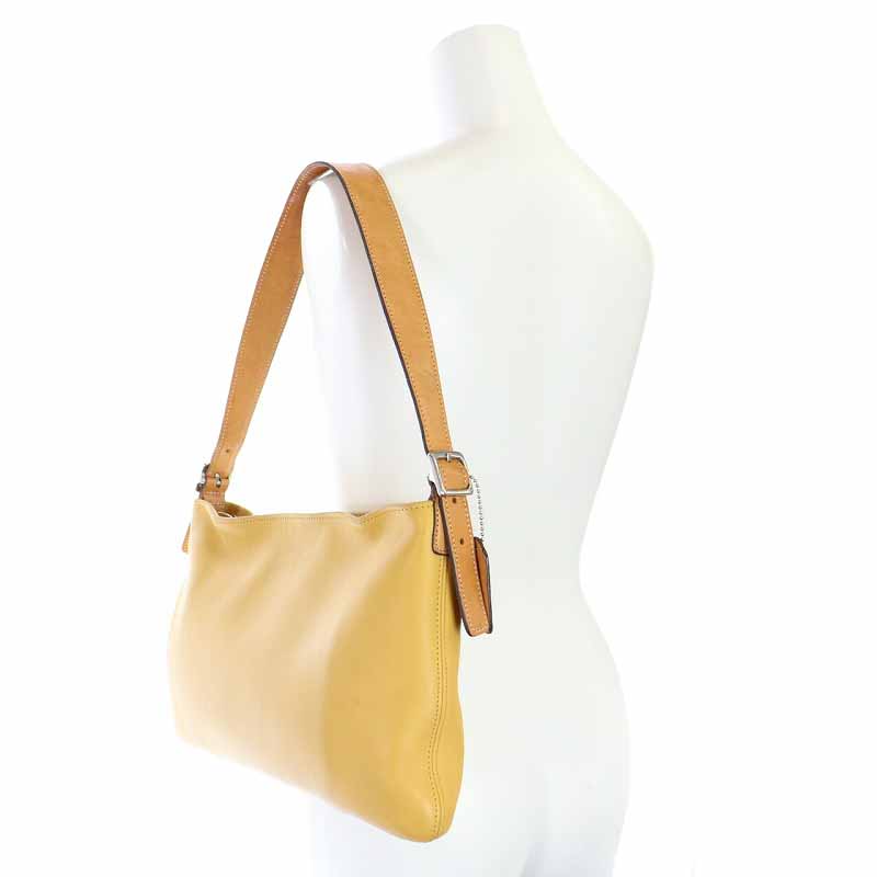コーチ COACH ワンショルダーバッグ レザー オールドコーチ 黄色 
