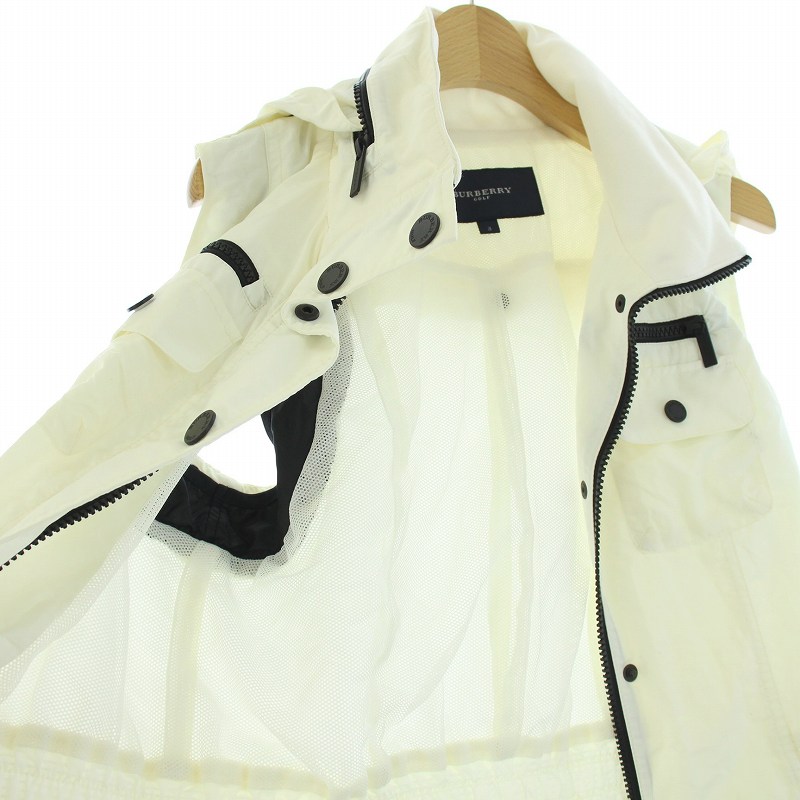 BURBERRY GOLF ホワイトベストバーバリーゴルフウェアL