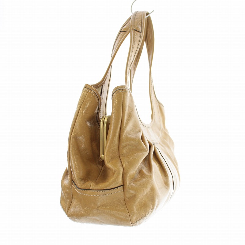 稀少☆COACH(コーチ) がま口ハンドバッグソーホーレザーフレームドサッチェル 楽天市場】【バッグ】COACH コーチ エルゴレザー プリーテッド