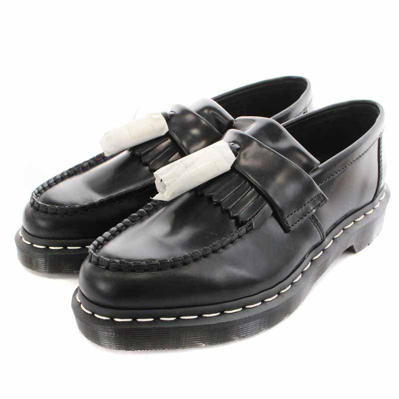 未使用品 ドクターマーチン DR.MARTENS ADRIAN WHITE STITCH タッセル 