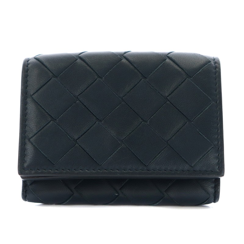 ボッテガヴェネタ BOTTEGA VENETA イントレチャート 三つ折り財布 