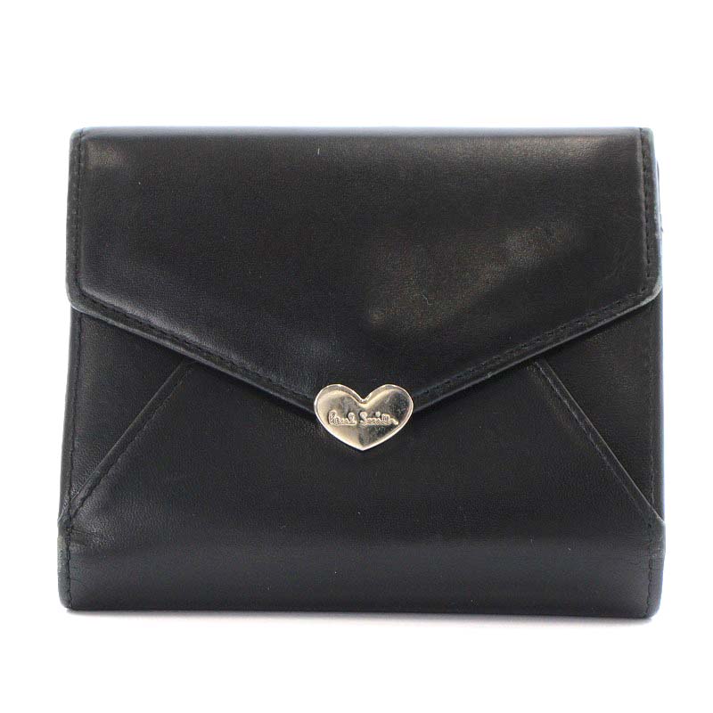 ポールスミス PAUL SMITH ラブレター 財布 三つ折り がま口 ハート  