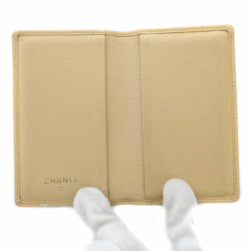 シャネル CHANEL カードケース 名刺入れ 二つ折り レザー ココマーク 8