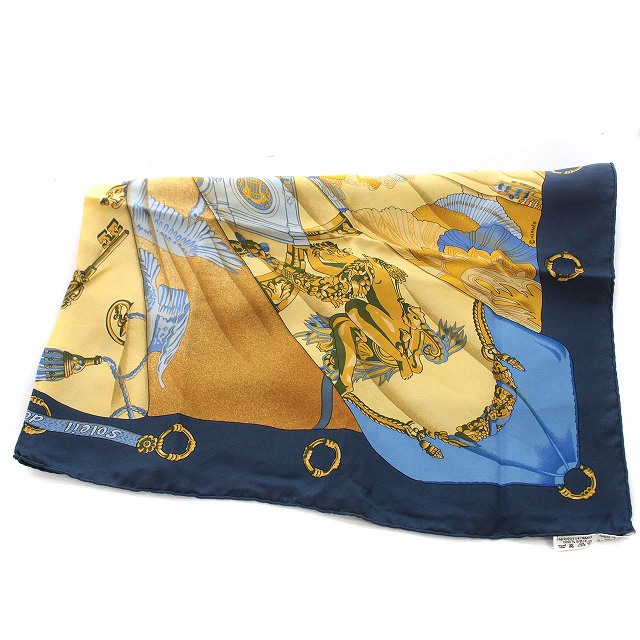 エルメス HERMES カレ90 スカーフ Soleil de Soie シルクの太陽 シルク