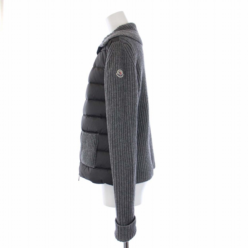 モンクレール MONCLER 17AW MAGLIONE TRICOT CARDIGAN ダウン切替  