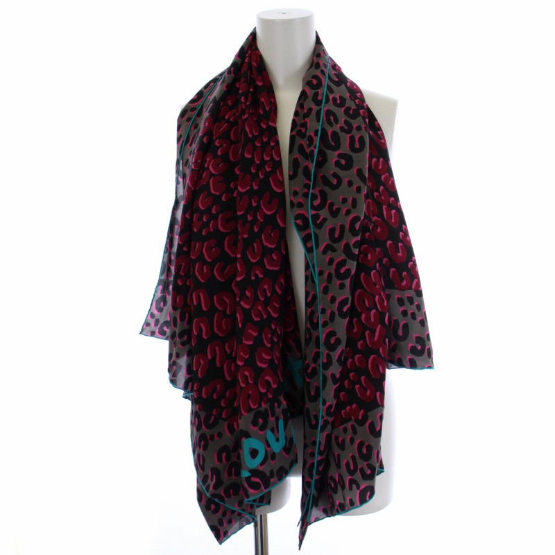 ルイヴィトン LOUIS VUITTON ストール マフラー レオパード