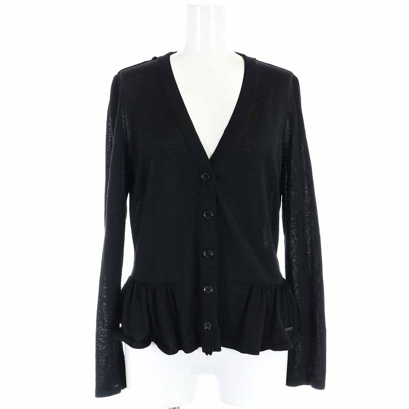 バーバリー ロンドン BURBERRY LONDON ニットカーディガン シルク混  