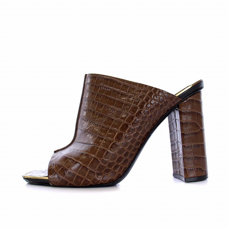 セリーヌ CELINE フィービー期 ミュール サンダル チャンキーヒール 