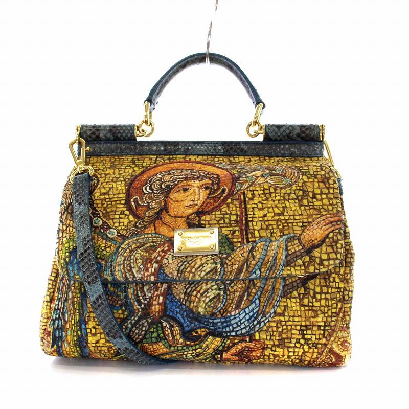 ドルチェ&ガッバーナ ドルガバ DOLCE&GABBANA ハンドバッグ ショルダー 