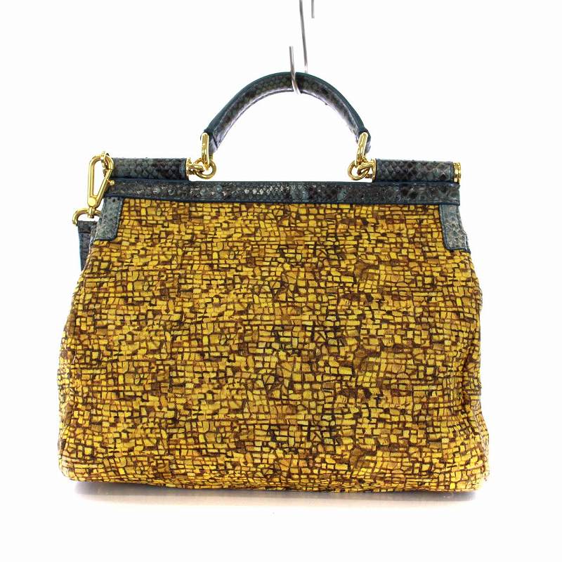 ドルチェ&ガッバーナ ドルガバ DOLCE&GABBANA ハンドバッグ ショルダー 