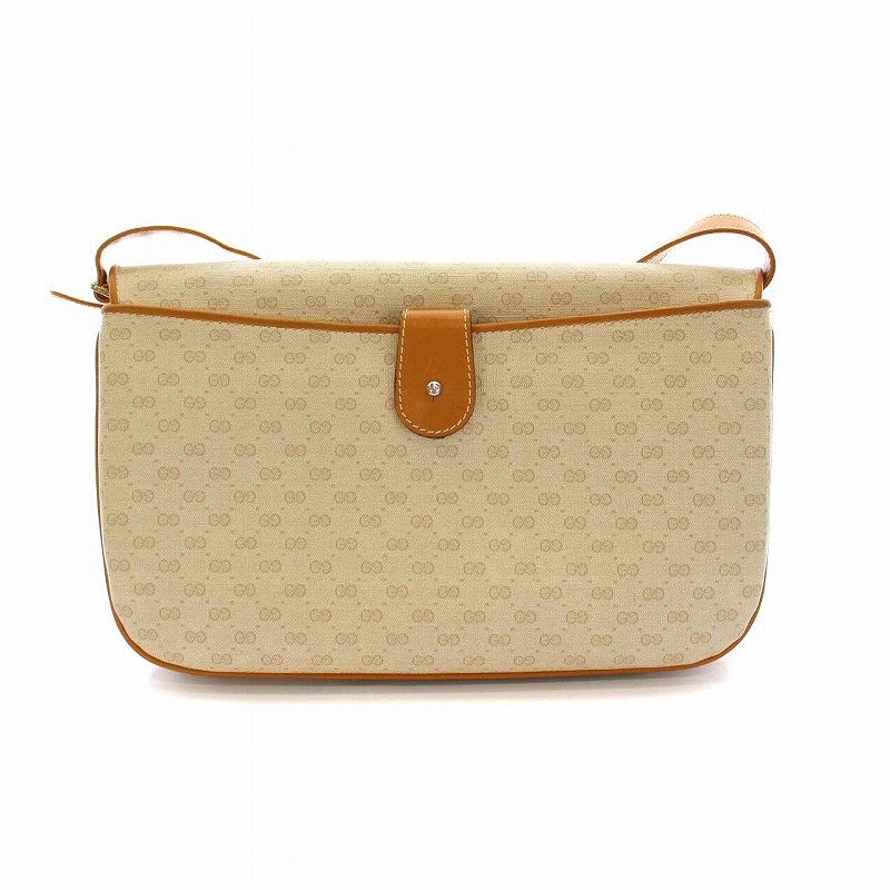 グッチ GUCCI オールドグッチ マイクロGG PVC レザー 2WAY ショルダー 