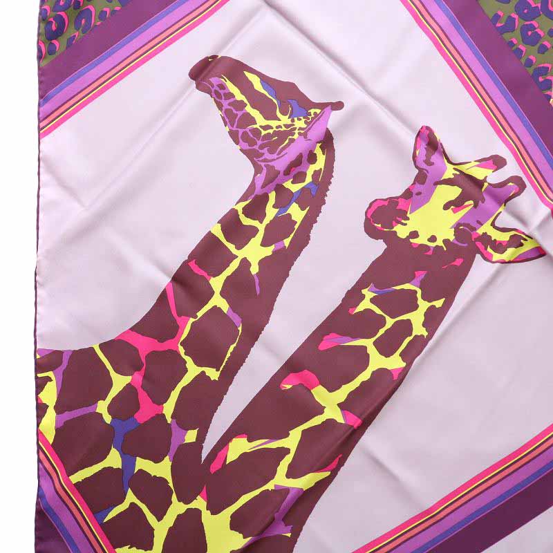 ルイヴィトン LOUIS VUITTON CARRE PONPONS ZEBRE FUS スカーフ