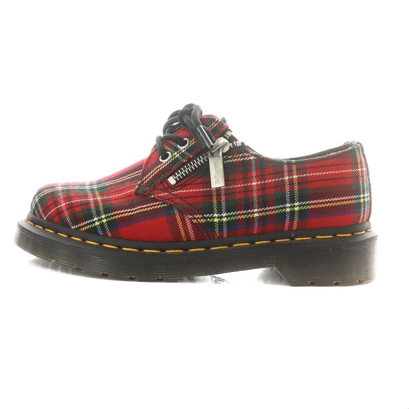 ドクターマーチン UK5 チェッカー柄 未使用品 ドクターマーチン DR.MARTENS タータン ファブリック