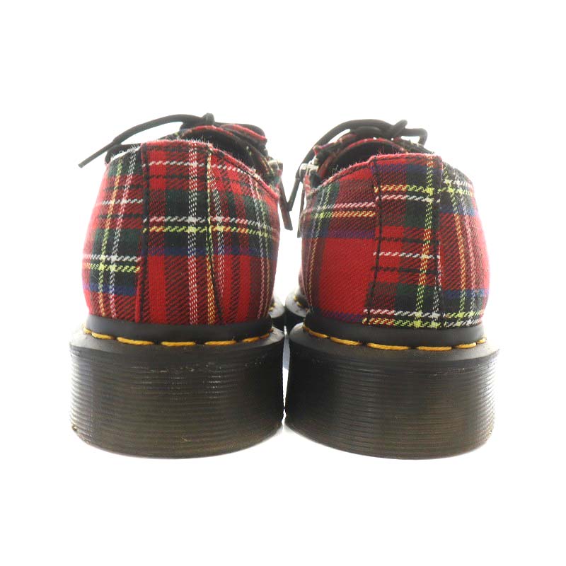 ドクターマーチン1460ZIP TARTAN FABRIC Dr. Martens 1460 Zip Tartan Lace Up Boots 'Blue Green' 26212758