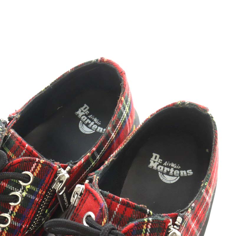未使用品 ドクターマーチン DR.MARTENS タータン ファブリック tartan 