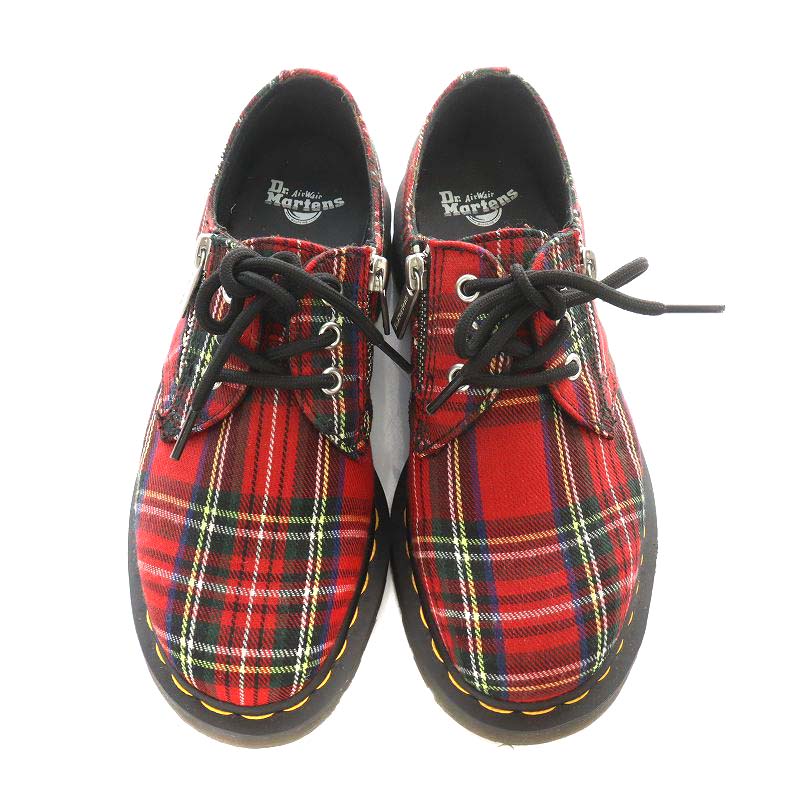 未使用品 ドクターマーチン DR.MARTENS タータン ファブリック tartan 