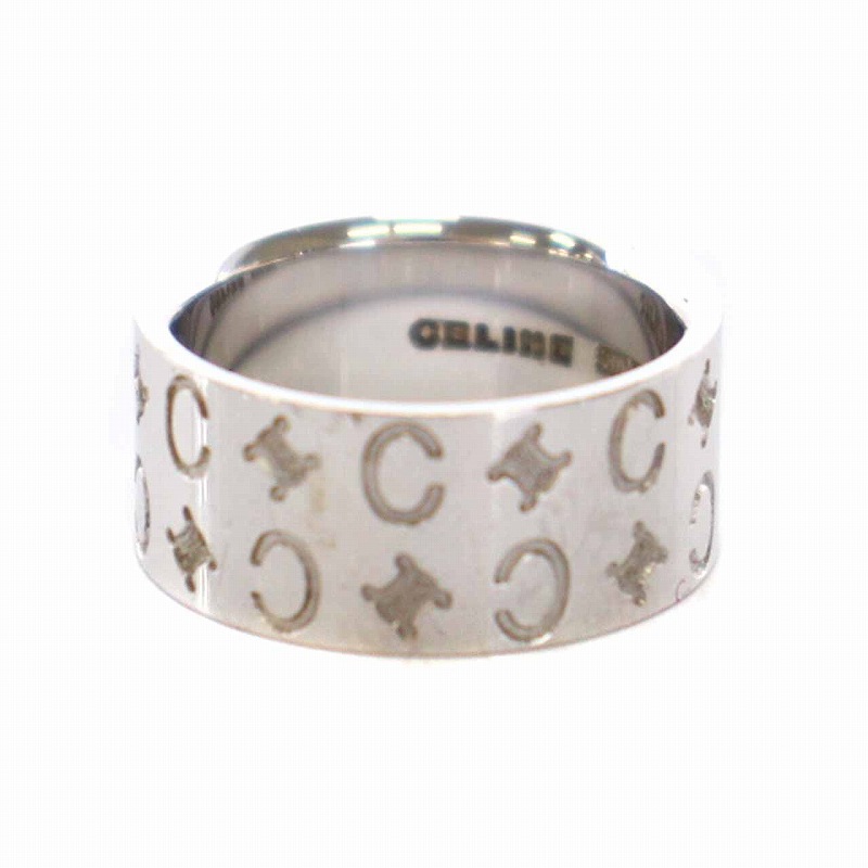 セリーヌ CELINE Cマカダム柄 リング 指輪 SILVER シルバー 12号 /YM 